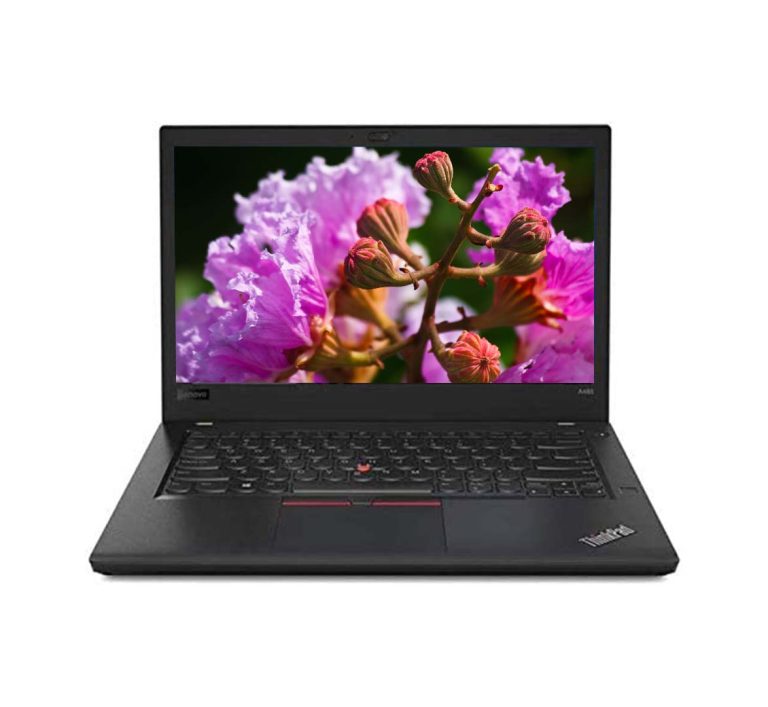 Lenovo ThinkPad A485 | Ryzen 3 PRO 2300U | 8GB RAM | 256GB SSD | 14" Full HD | Avatud asendis | Telescope.ee