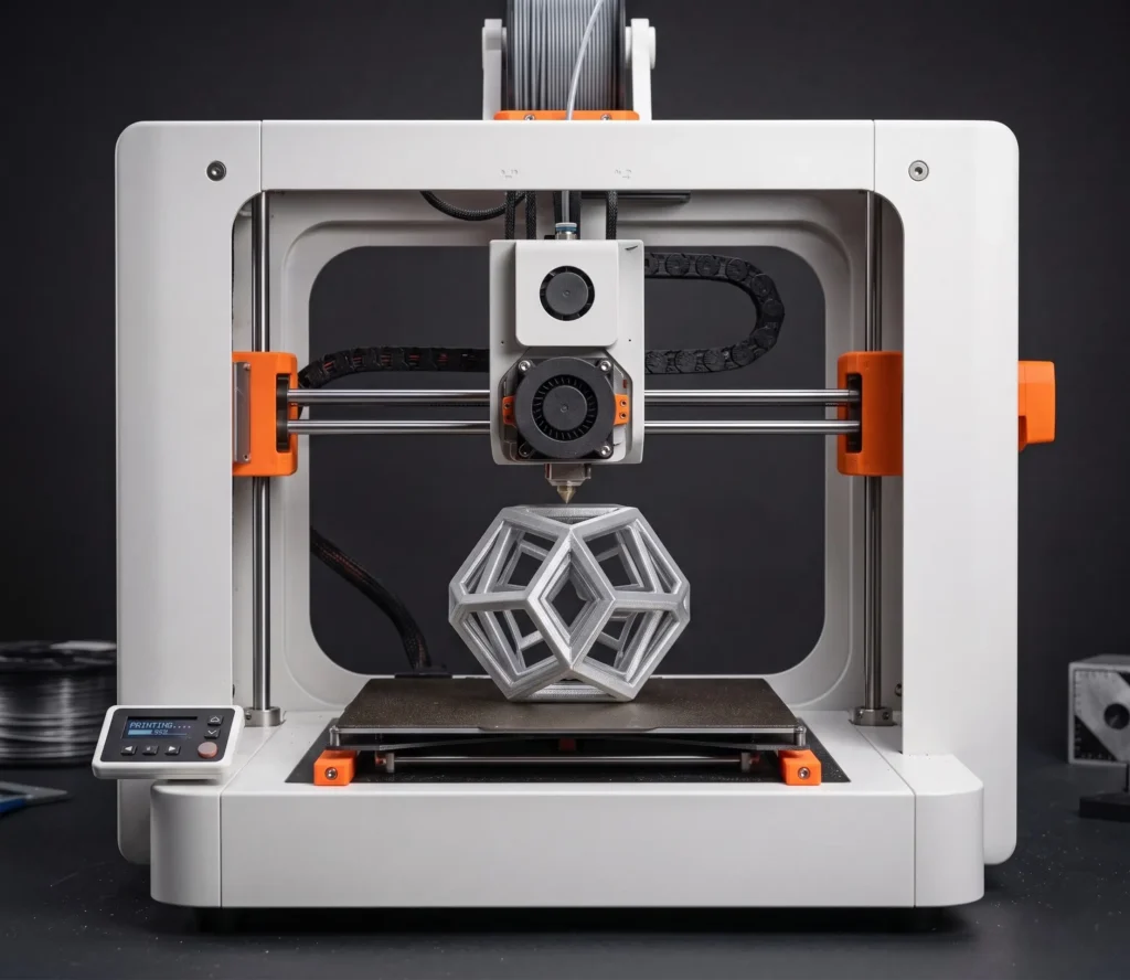 3D-printer valmistab detaili